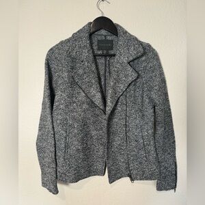 NWT Tahari Wool Blend Moto Jacket
